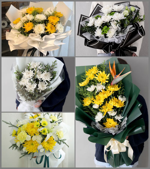 湖南永州祁阳县龚家坪镇段桥湾村白事花束代送